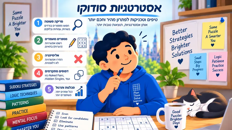 טכניקות פתרון סודוקו - ממתחילים למתקדמים